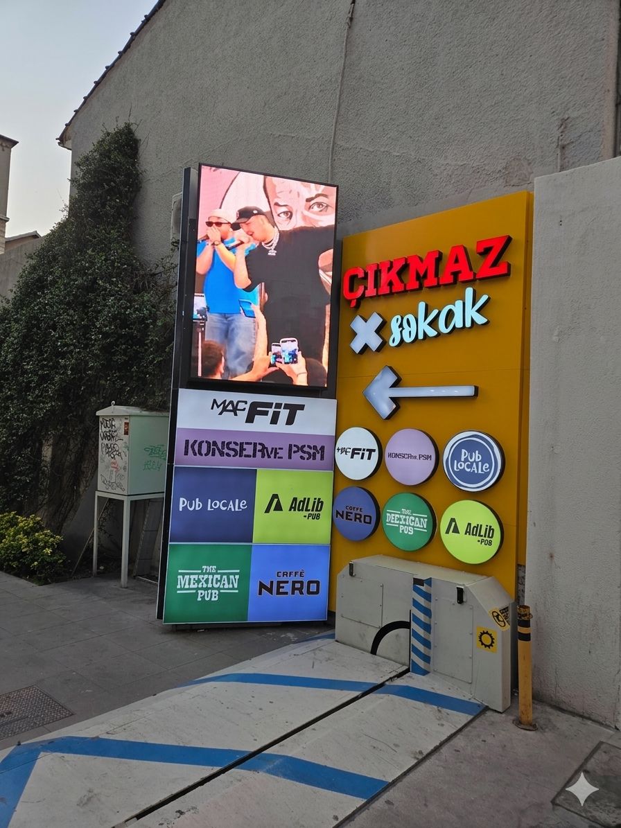 İzmir fuar stand görsel giydirme uygulaması