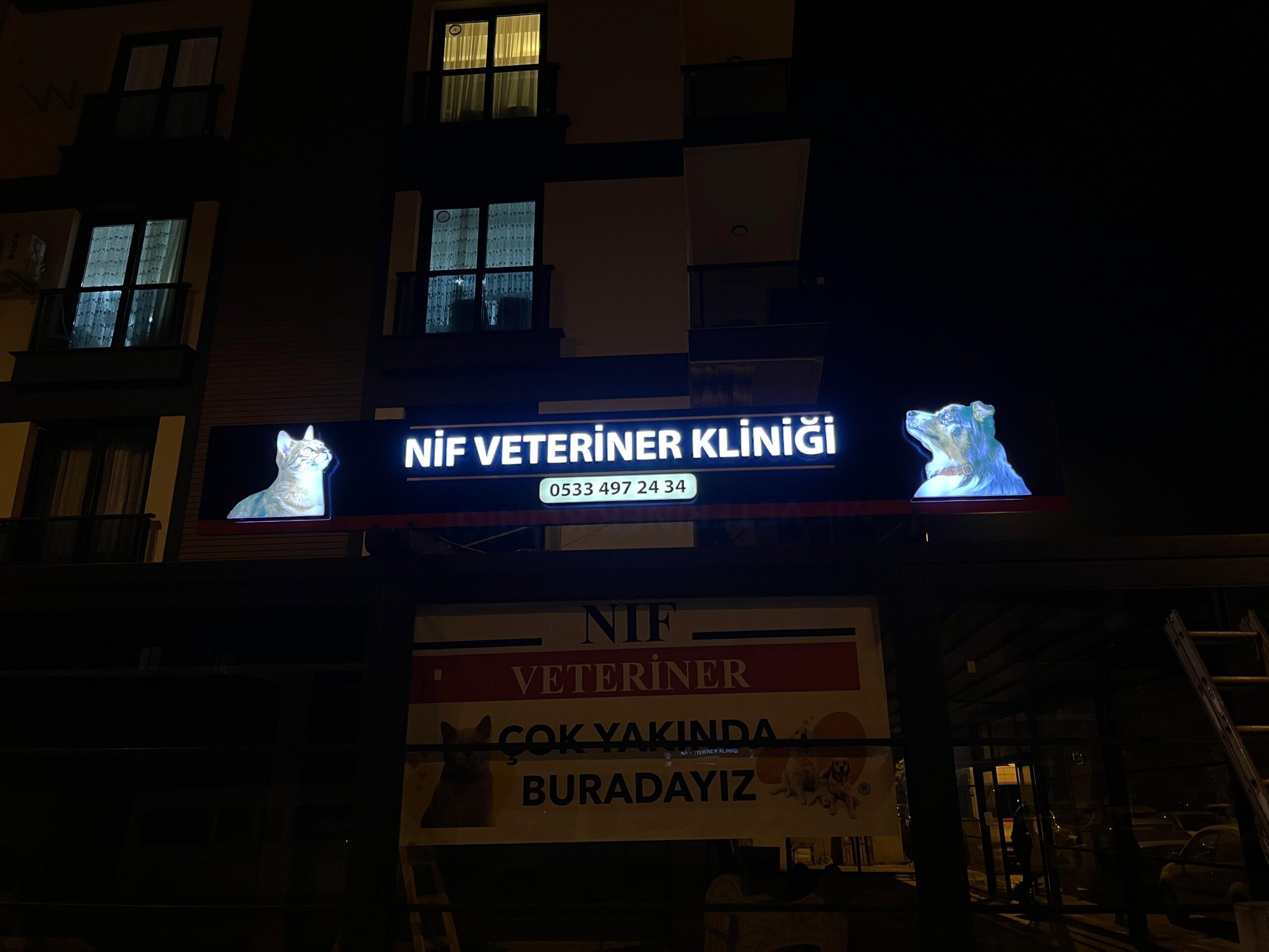 İzmir ışıklı kutu harf tabela uygulaması