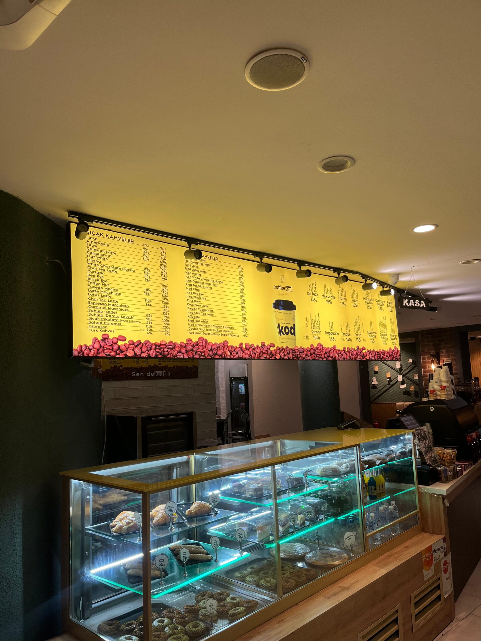 Lightbox menü tabela uygulaması